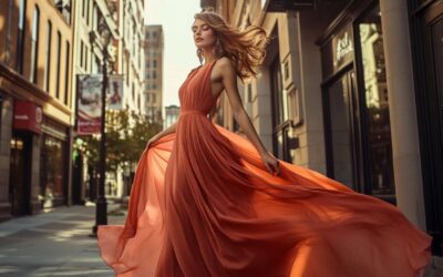 Robe longue terra-cotta éthique : l&rsquo;alliance parfaite entre style et engagement écologique