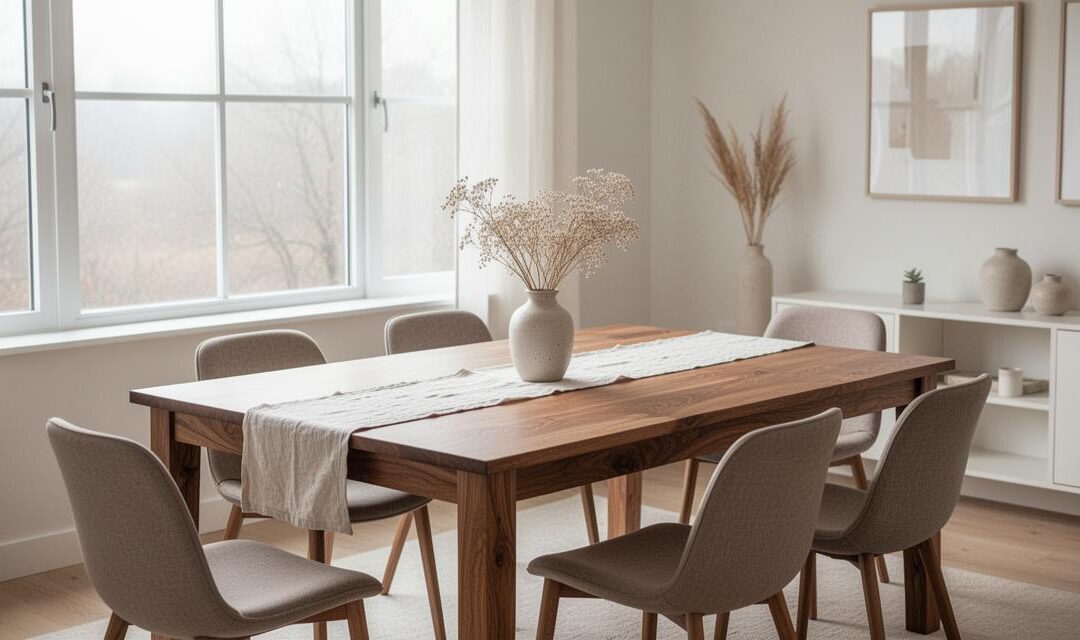 Comment choisir la table de salle à manger extensible idéale pour votre espace